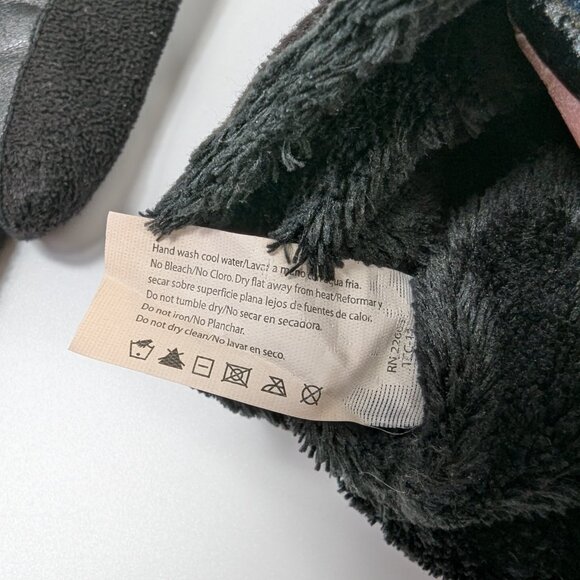 isotoner womens Stretch Fleece Gloves With Microluxe Lining and Smart Touch Tech - Picture 4 of 6